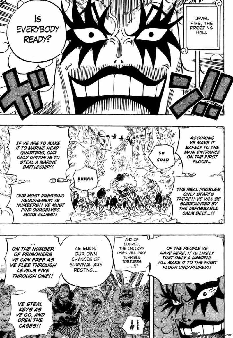 One Piece Manga Chapter 541 page 5 - The Likes of Which It Has Never Seen