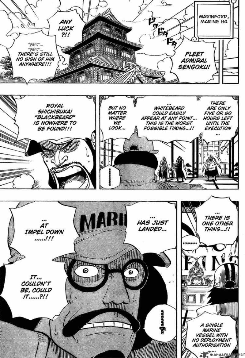 One Piece Manga Chapter 542 page 3 - Another Incident to Be Told