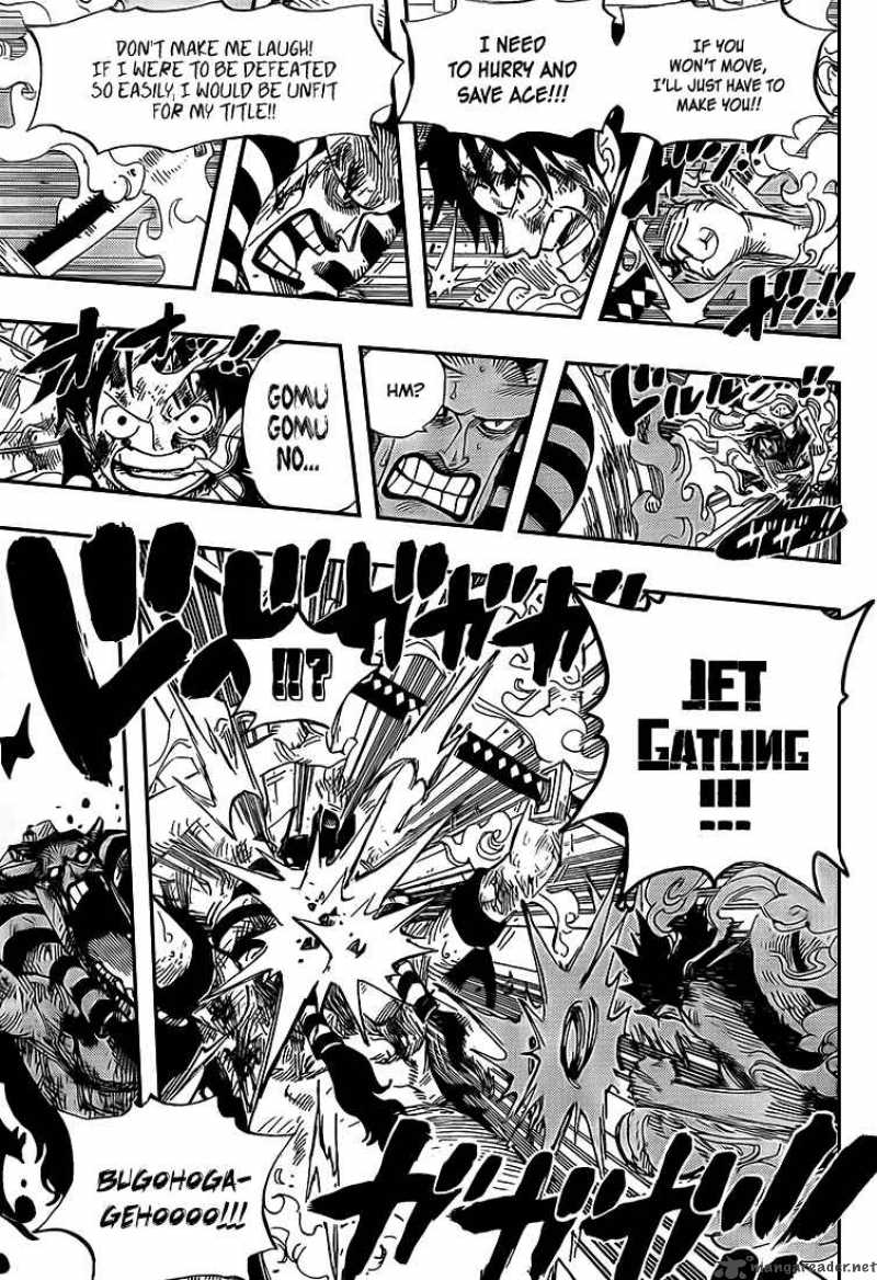 One Piece Manga Chapter 543 page 9 - Straw Hat and Blackbeard