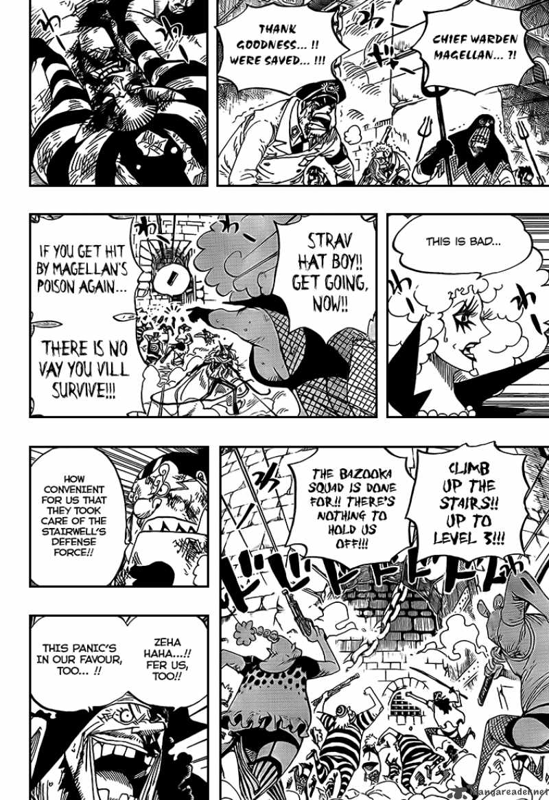 One Piece Manga Chapter 544 page 11 - The Lid to the Cauldron of Hell Opens