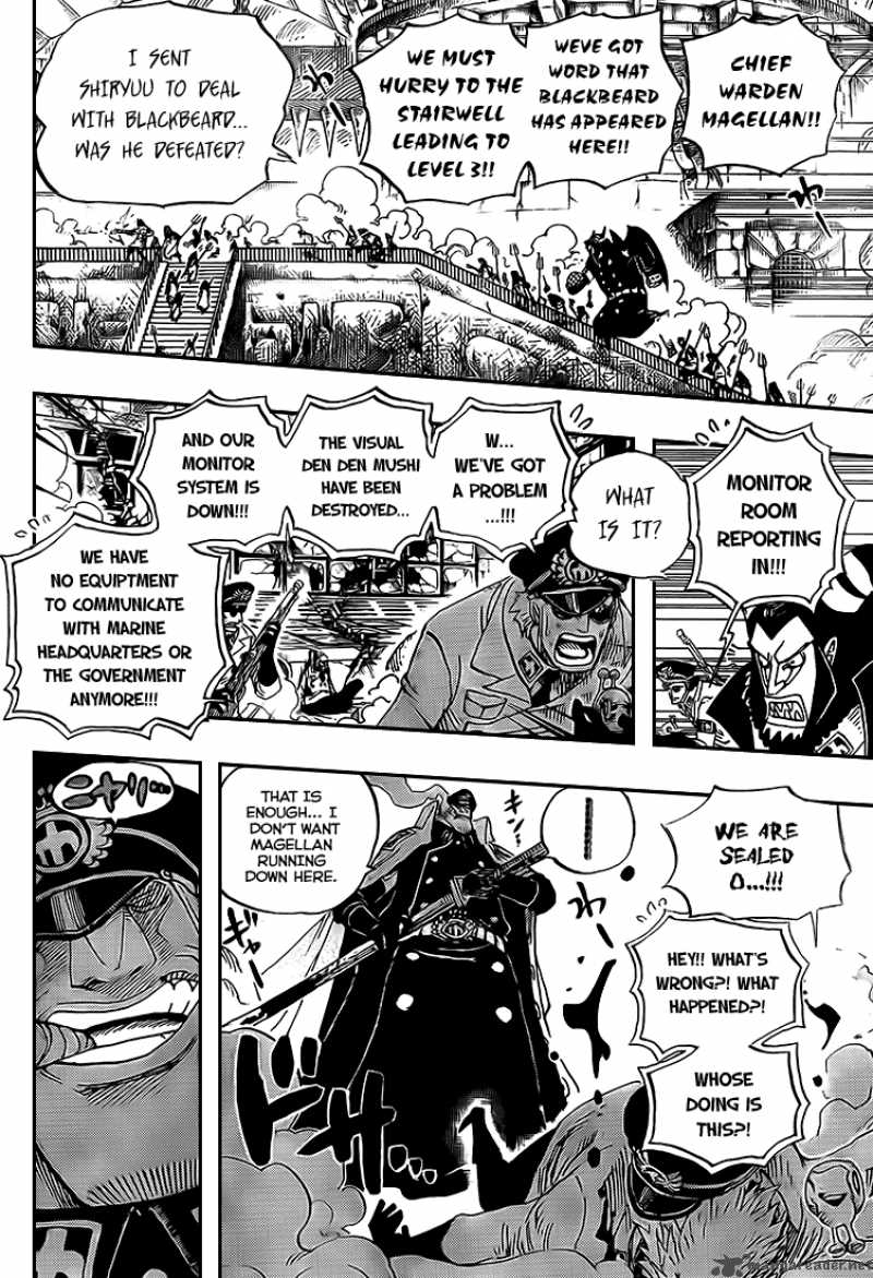 One Piece Manga Chapter 544 page 13 - The Lid to the Cauldron of Hell Opens