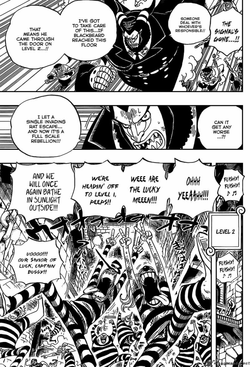 One Piece Manga Chapter 544 page 14 - The Lid to the Cauldron of Hell Opens