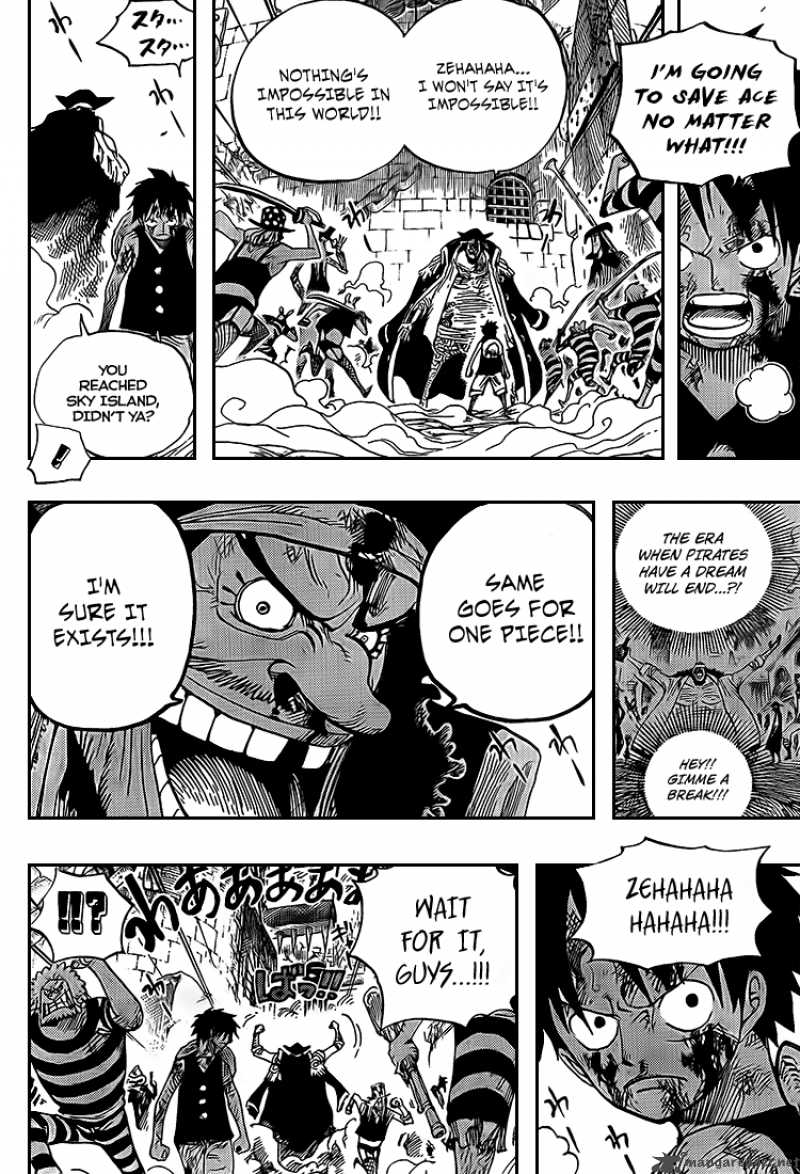 One Piece Manga Chapter 544 page 15 - The Lid to the Cauldron of Hell Opens