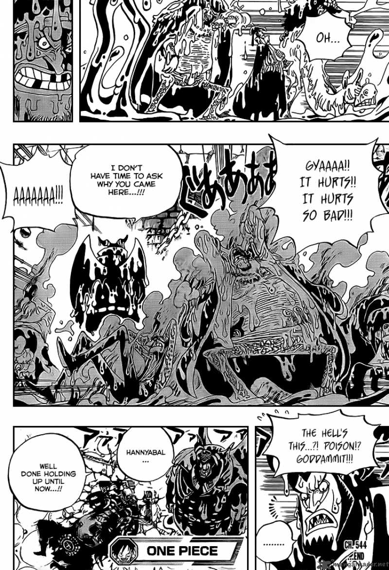 One Piece Manga Chapter 544 page 19 - The Lid to the Cauldron of Hell Opens