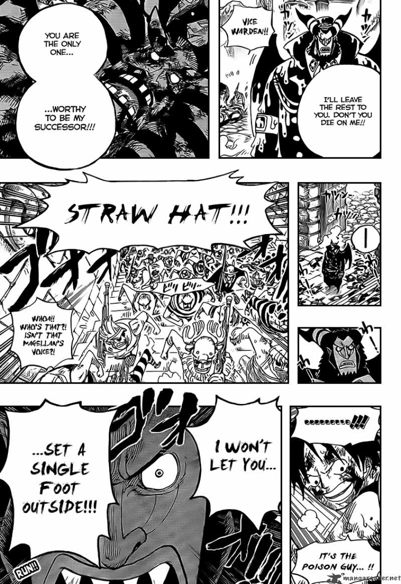 One Piece Manga Chapter 544 page 20 - The Lid to the Cauldron of Hell Opens