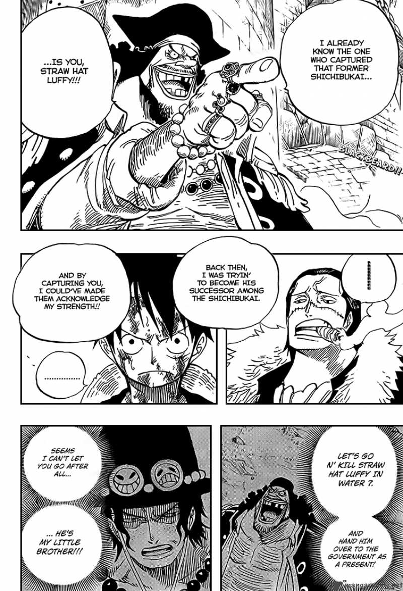 One Piece Manga Chapter 544 page 3 - The Lid to the Cauldron of Hell Opens