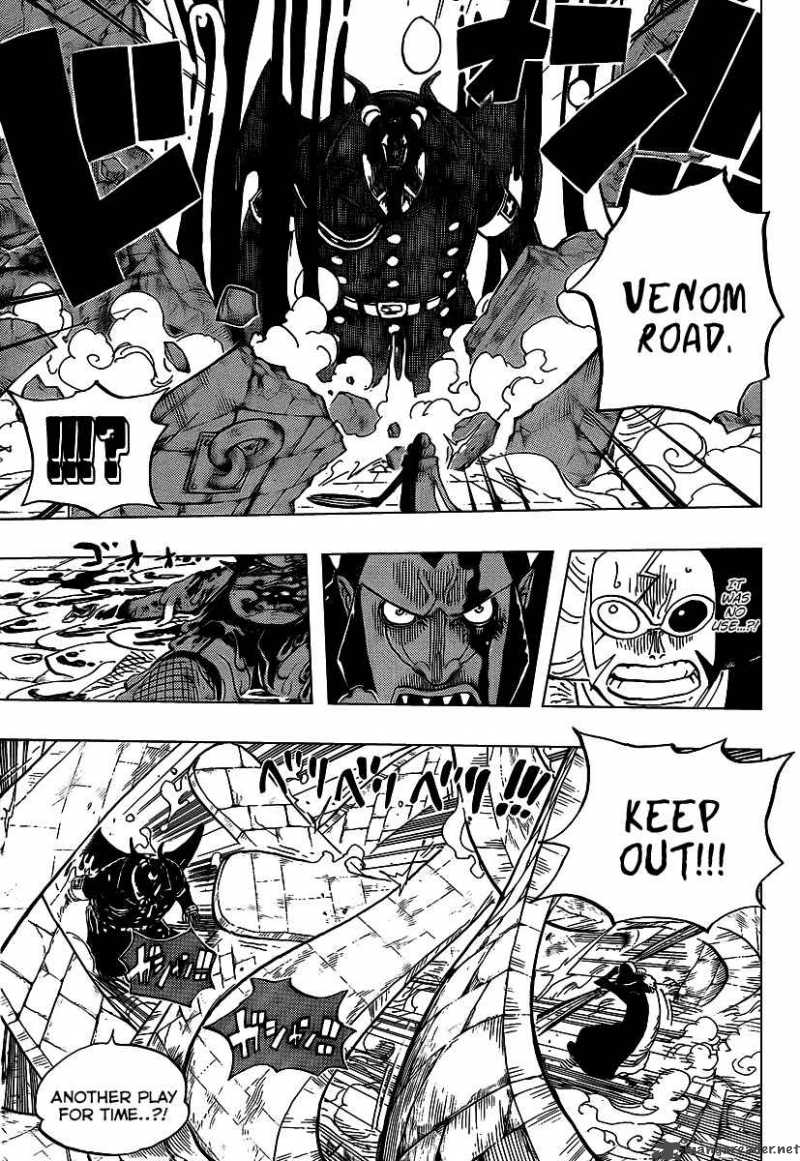 One Piece Manga Chapter 545 page 12 - To the Sunshine in Outside World