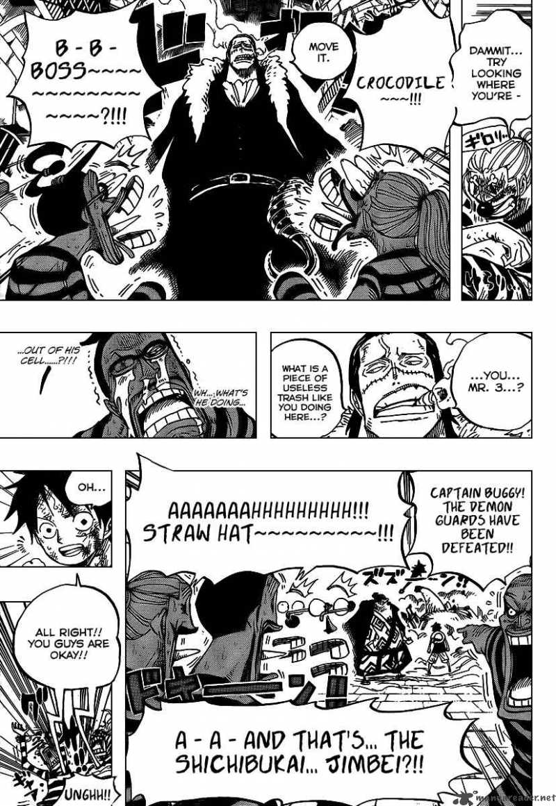 One Piece Manga Chapter 545 page 14 - To the Sunshine in Outside World
