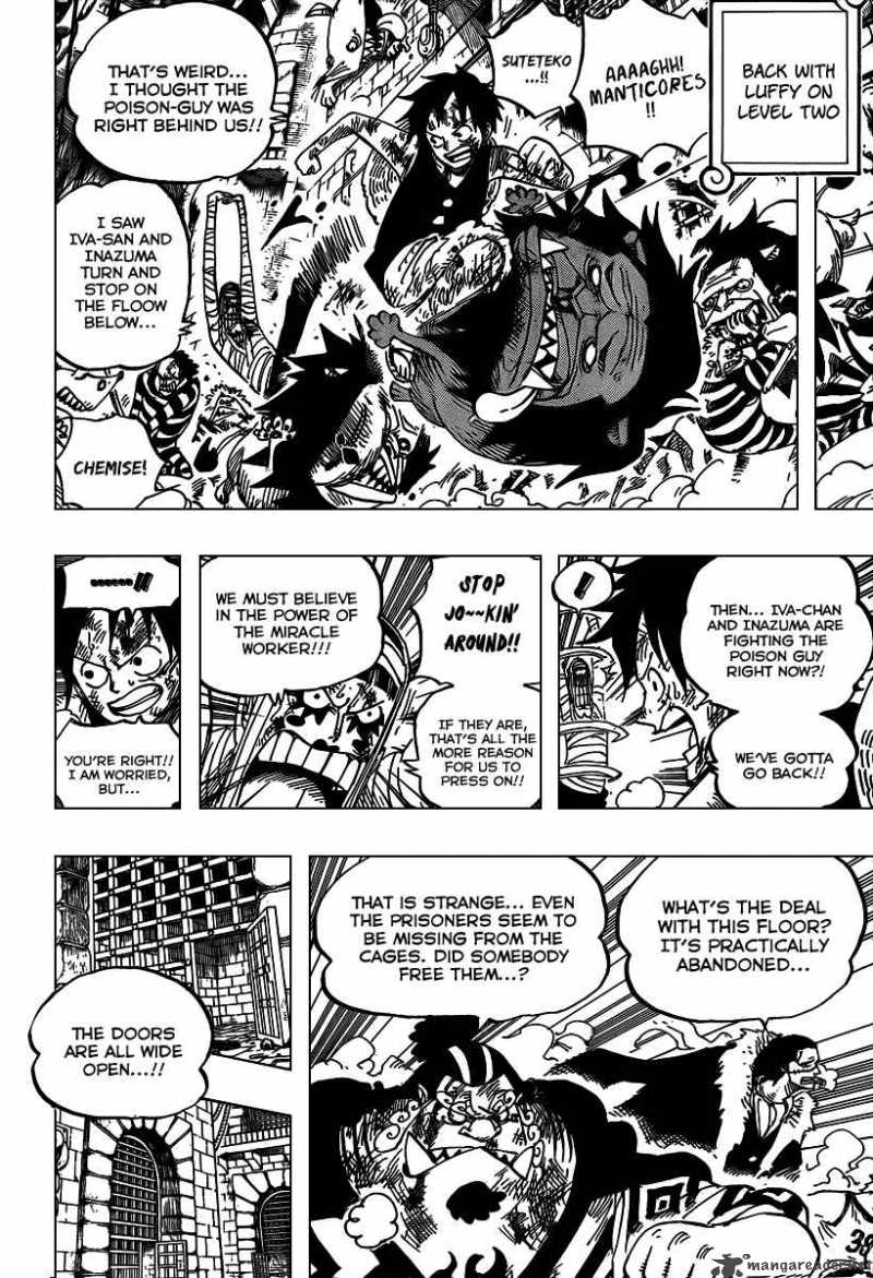 One Piece Manga Chapter 545 page 9 - To the Sunshine in Outside World