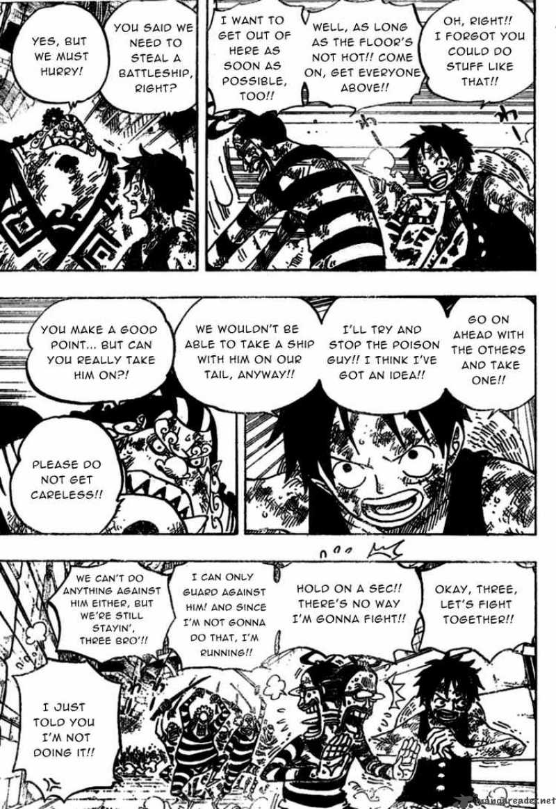 One Piece Manga Chapter 546 page 3 - Fish-Man Pirate Captain Jinbe, Warlord of the Sea