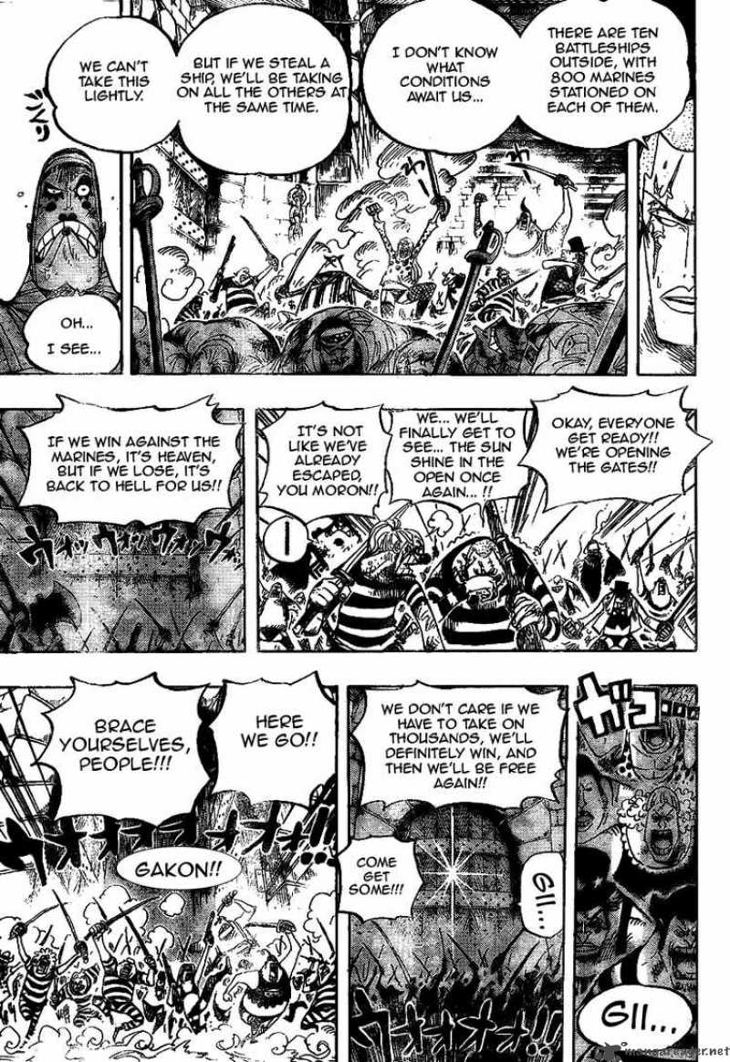 One Piece Manga Chapter 546 page 7 - Fish-Man Pirate Captain Jinbe, Warlord of the Sea