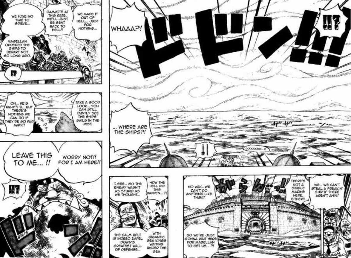 One Piece Manga Chapter 546 page 8 - Fish-Man Pirate Captain Jinbe, Warlord of the Sea
