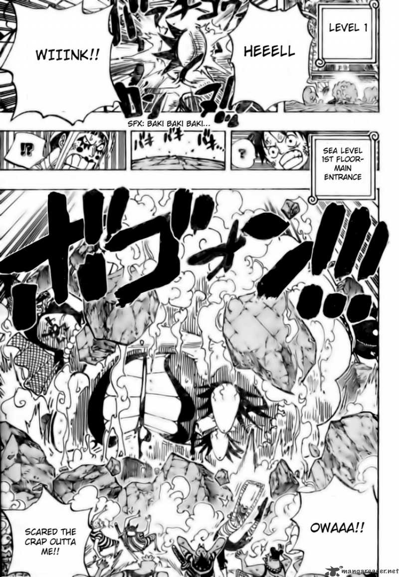 One Piece Manga Chapter 547 page 10 - Escaping the Island
