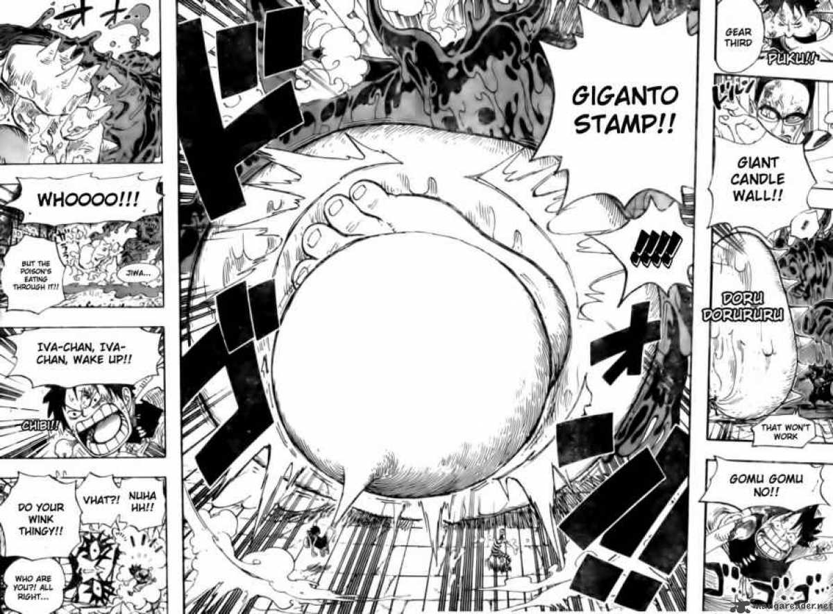 One Piece Manga Chapter 547 page 13 - Escaping the Island