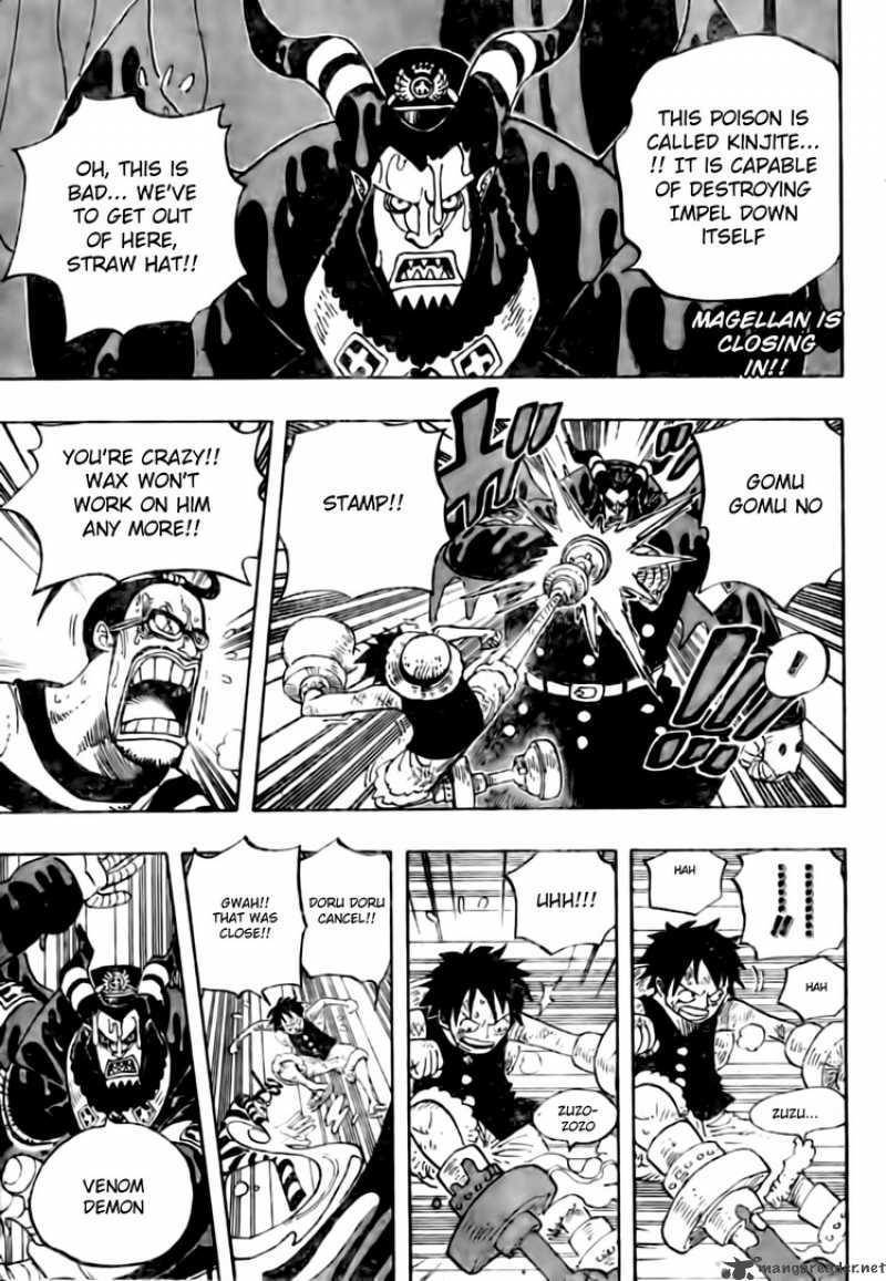 One Piece Manga Chapter 547 page 3 - Escaping the Island