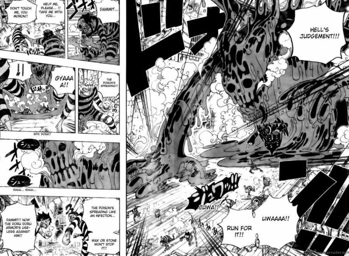 One Piece Manga Chapter 547 page 4 - Escaping the Island