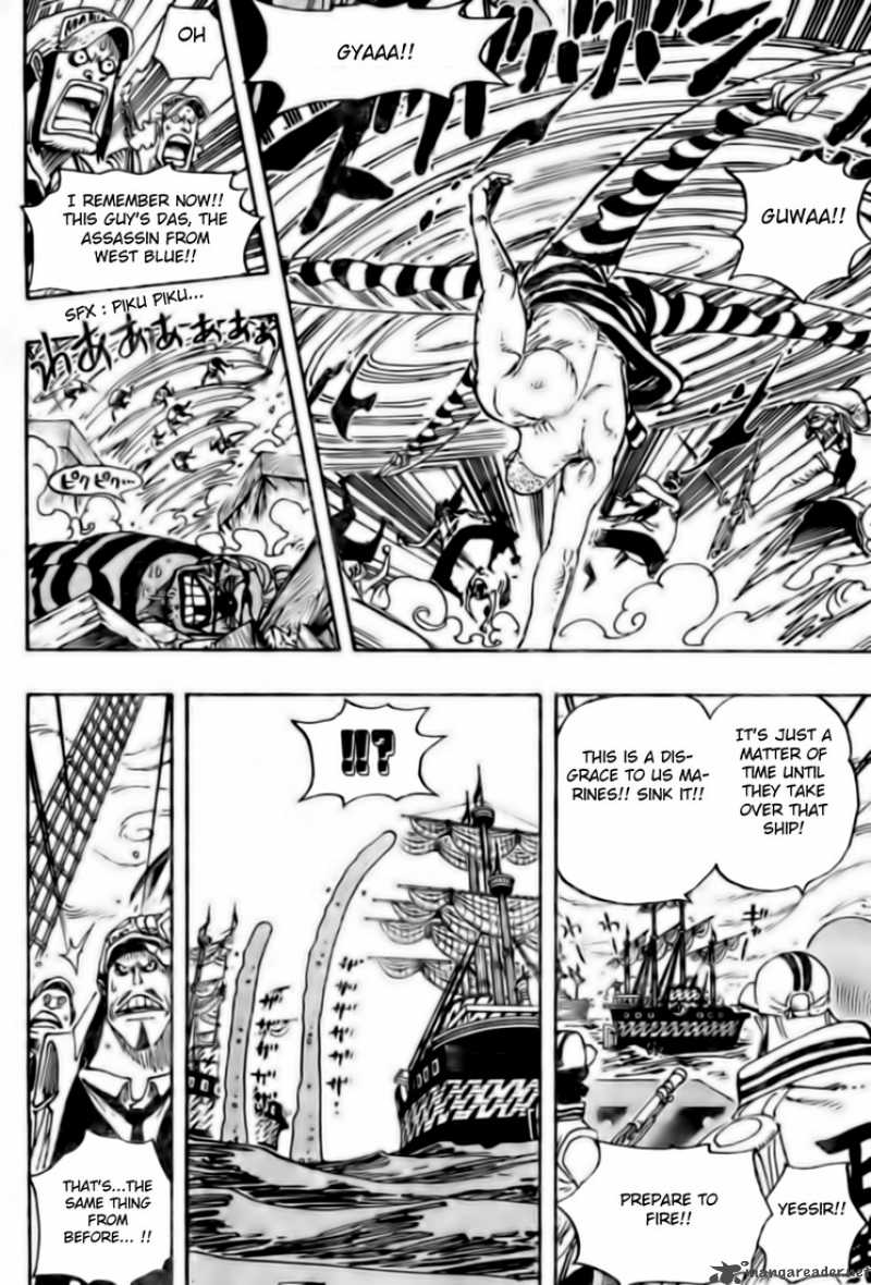 One Piece Manga Chapter 547 page 7 - Escaping the Island