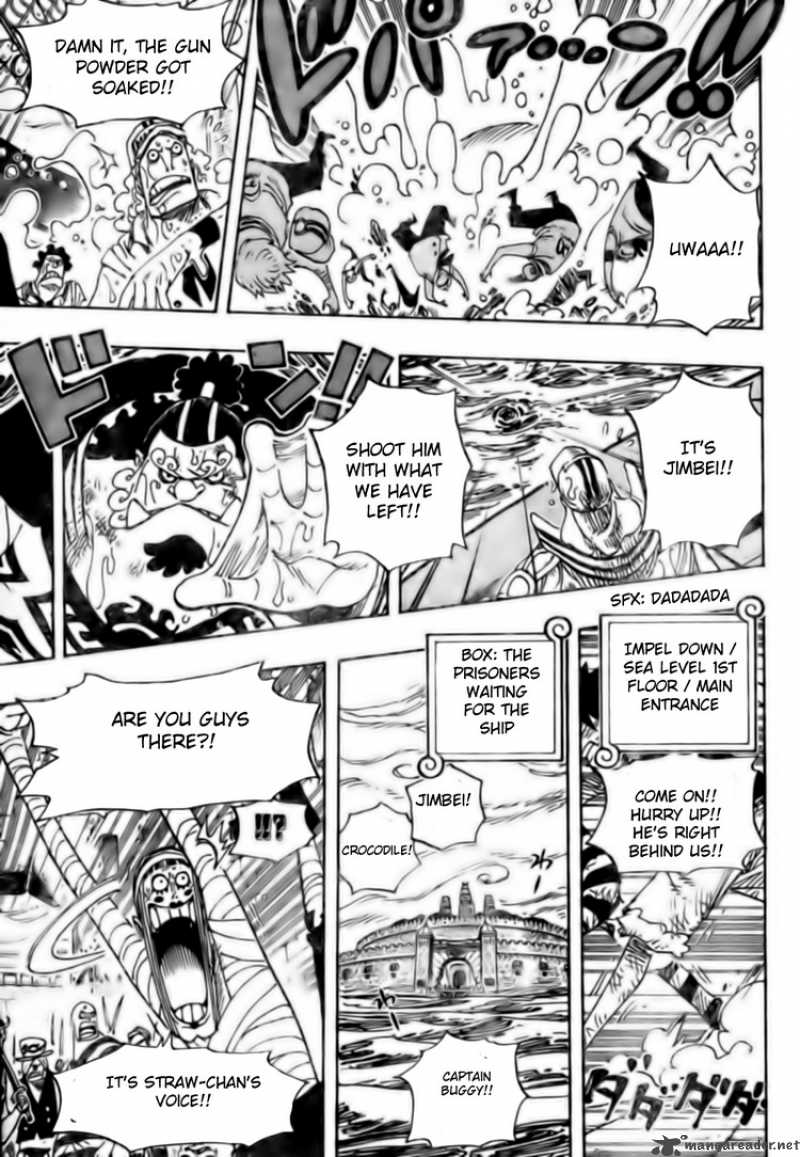 One Piece Manga Chapter 547 page 8 - Escaping the Island