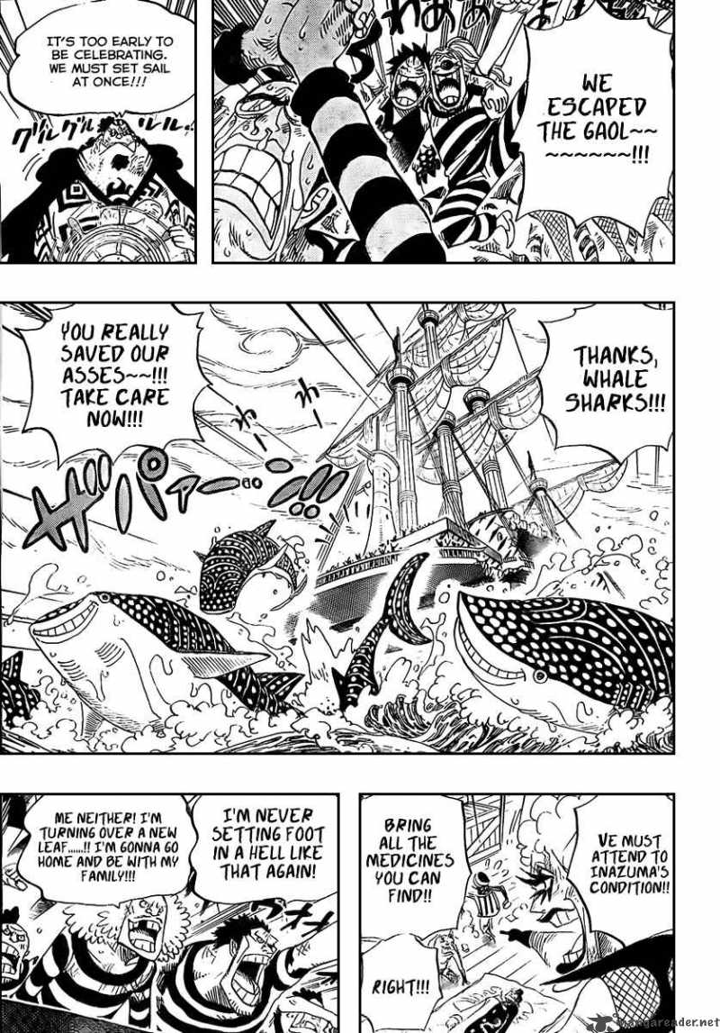 One Piece Manga Chapter 548 page 3 - Thank You