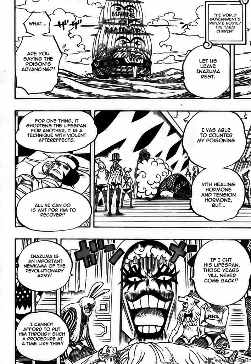 One Piece Manga Chapter 549 page 4 - Ship Sailing Forth
