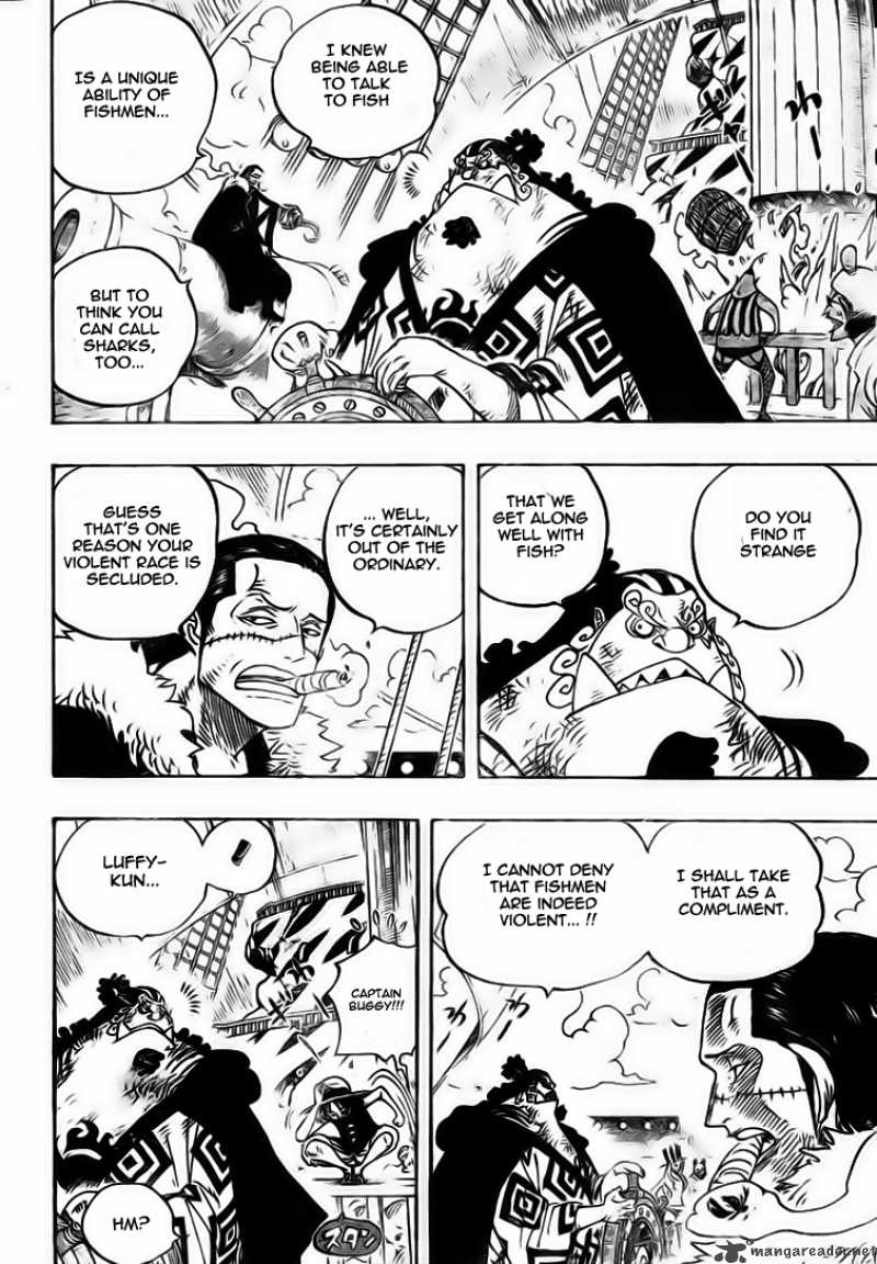 One Piece Manga Chapter 549 page 6 - Ship Sailing Forth