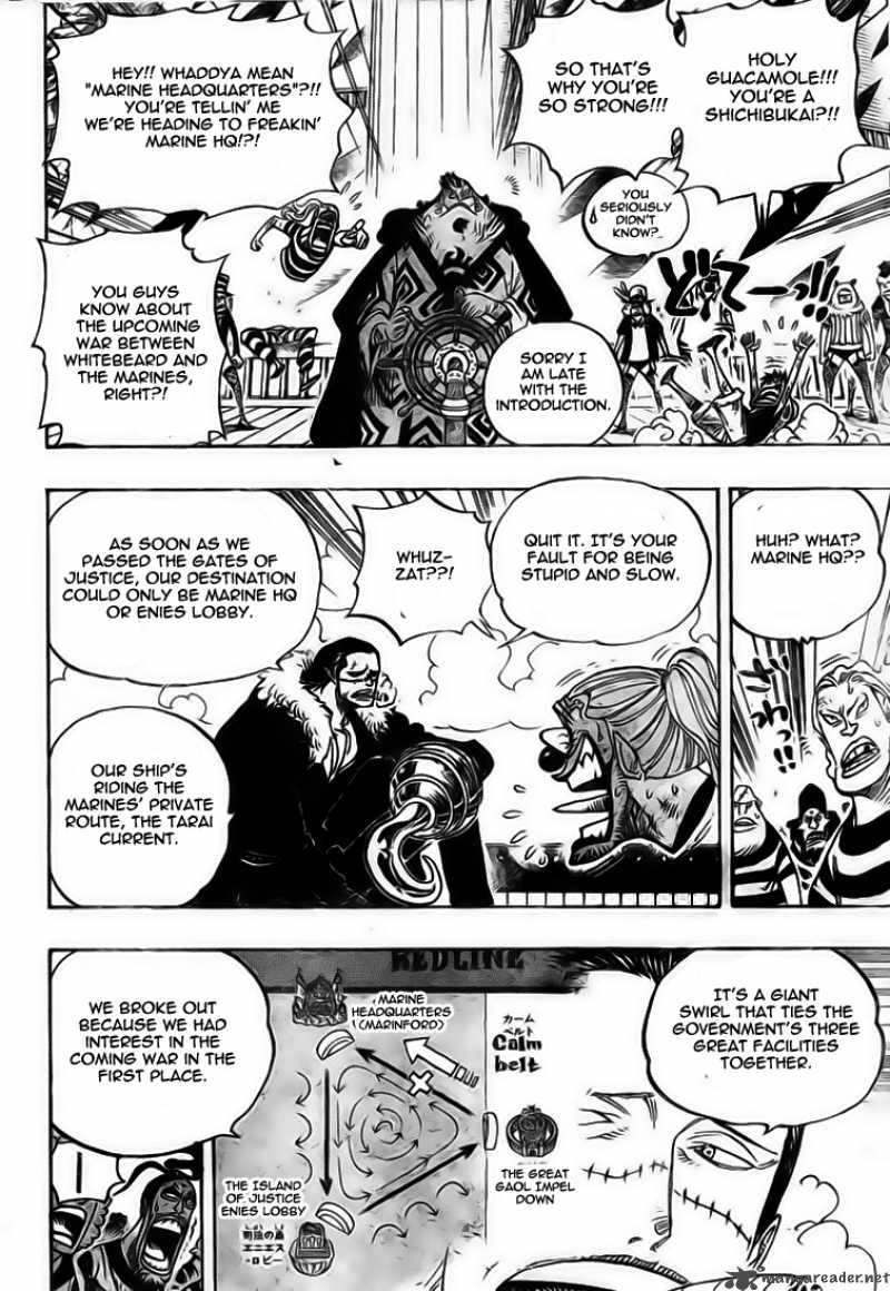 One Piece Manga Chapter 549 page 8 - Ship Sailing Forth