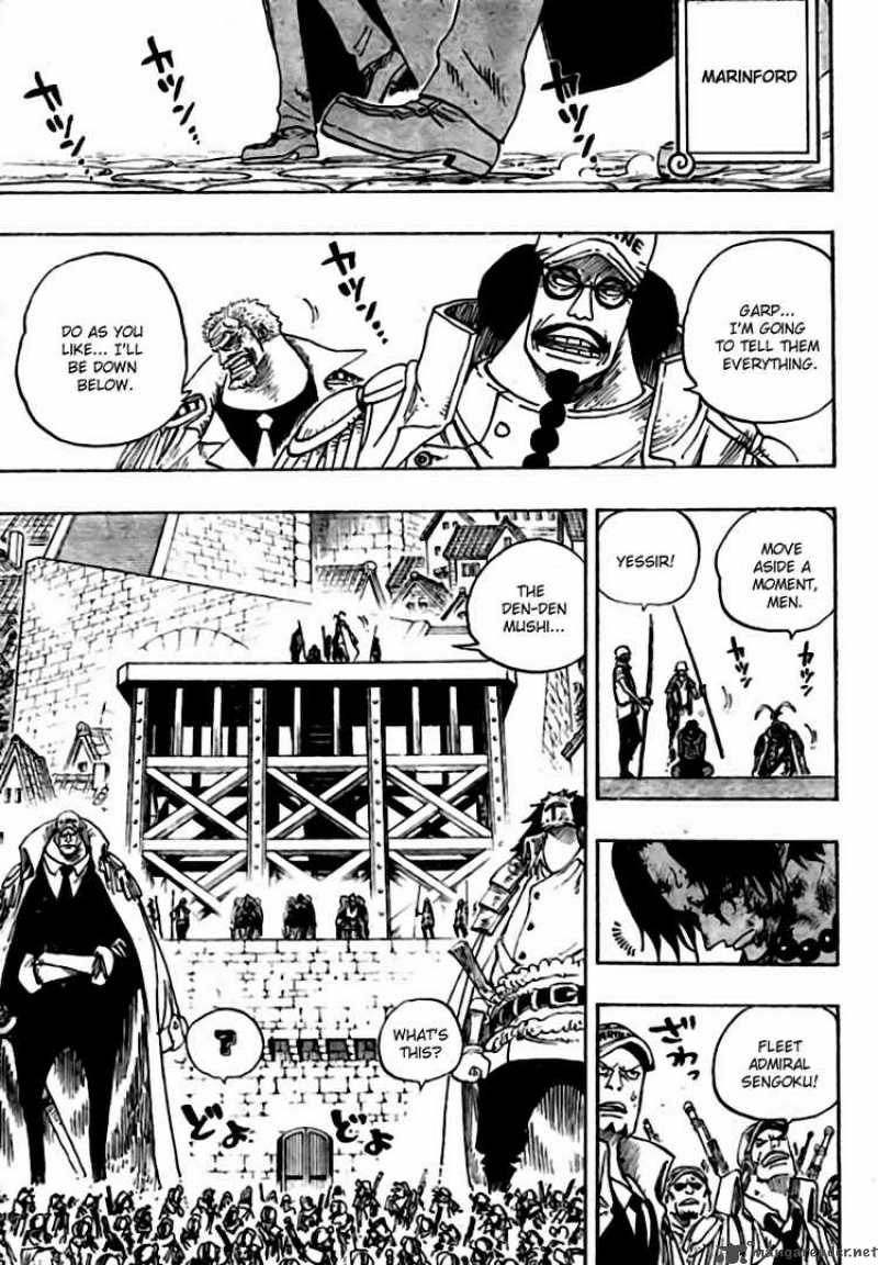 One Piece Manga Chapter 550 page 10 - Marine Headquarters