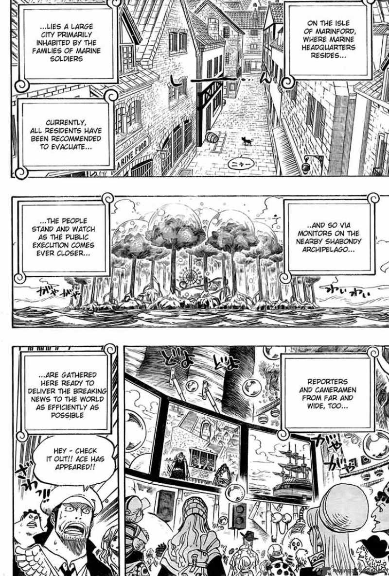 One Piece Manga Chapter 550 page 4 - Marine Headquarters