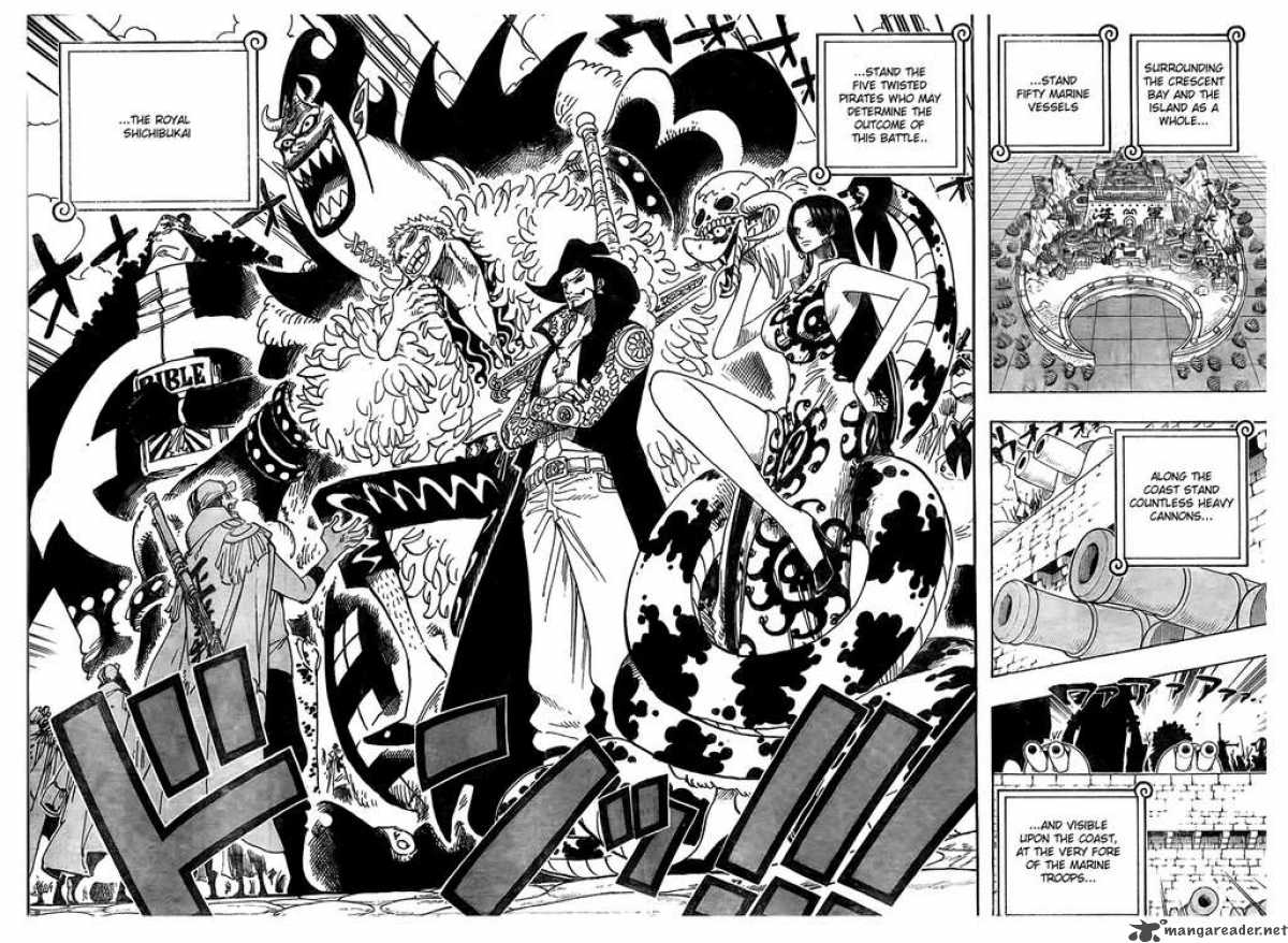 One Piece Manga Chapter 550 page 7 - Marine Headquarters