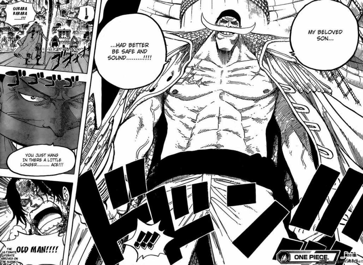 One Piece Manga Chapter 551 page 16 - Whitebeard of the Four Emperors