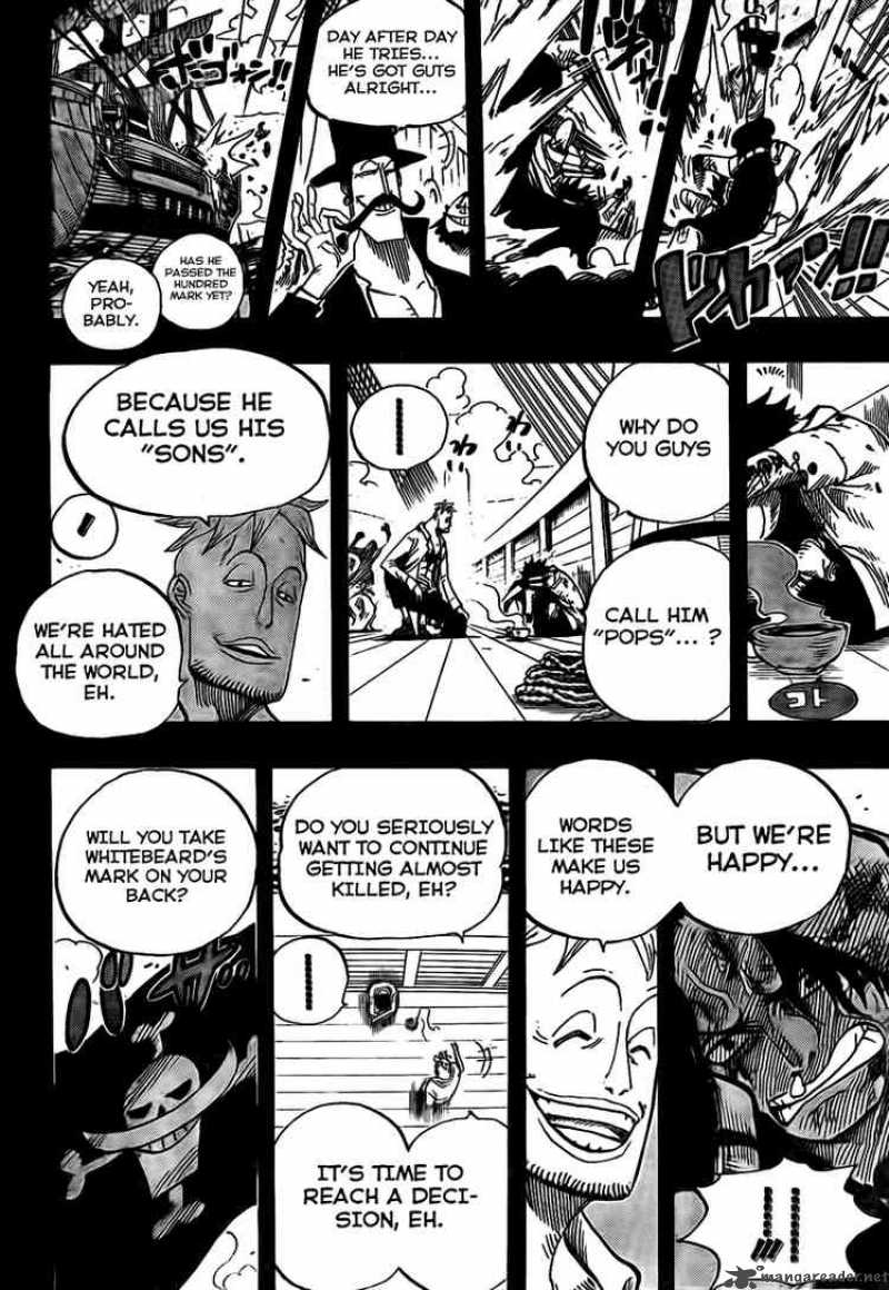 One Piece Manga Chapter 552 page 10 - Ace and Whitebeard