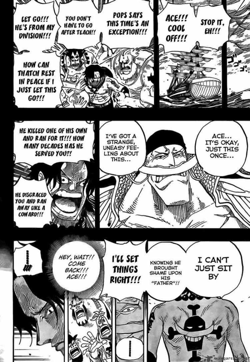One Piece Manga Chapter 552 page 12 - Ace and Whitebeard