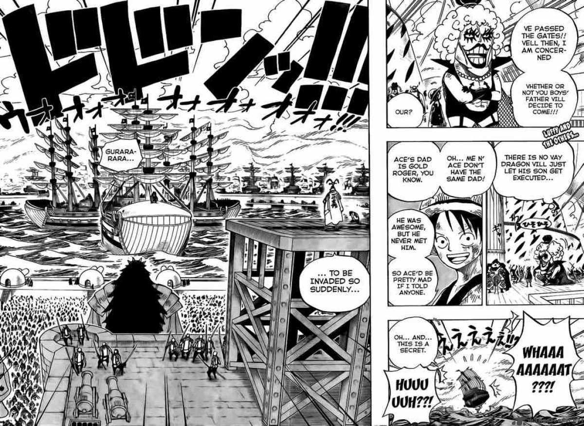 One Piece Manga Chapter 552 page 2 - Ace and Whitebeard
