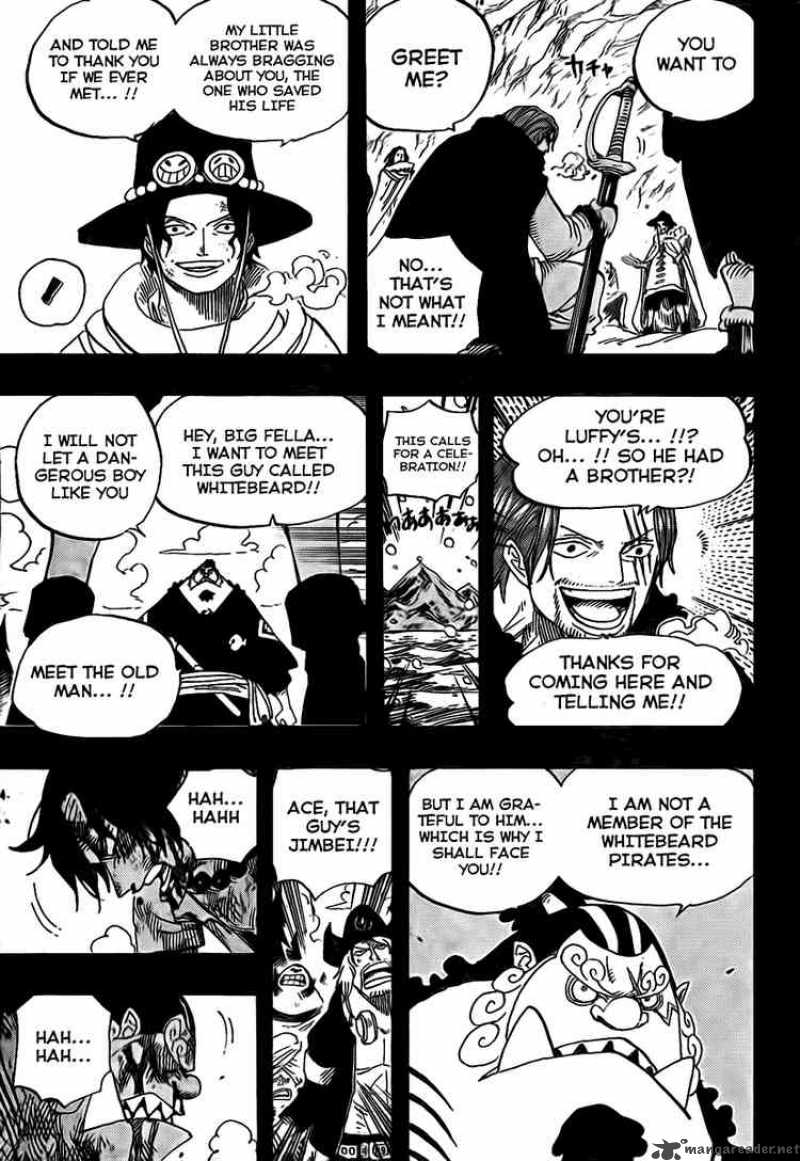 One Piece Manga Chapter 552 page 5 - Ace and Whitebeard