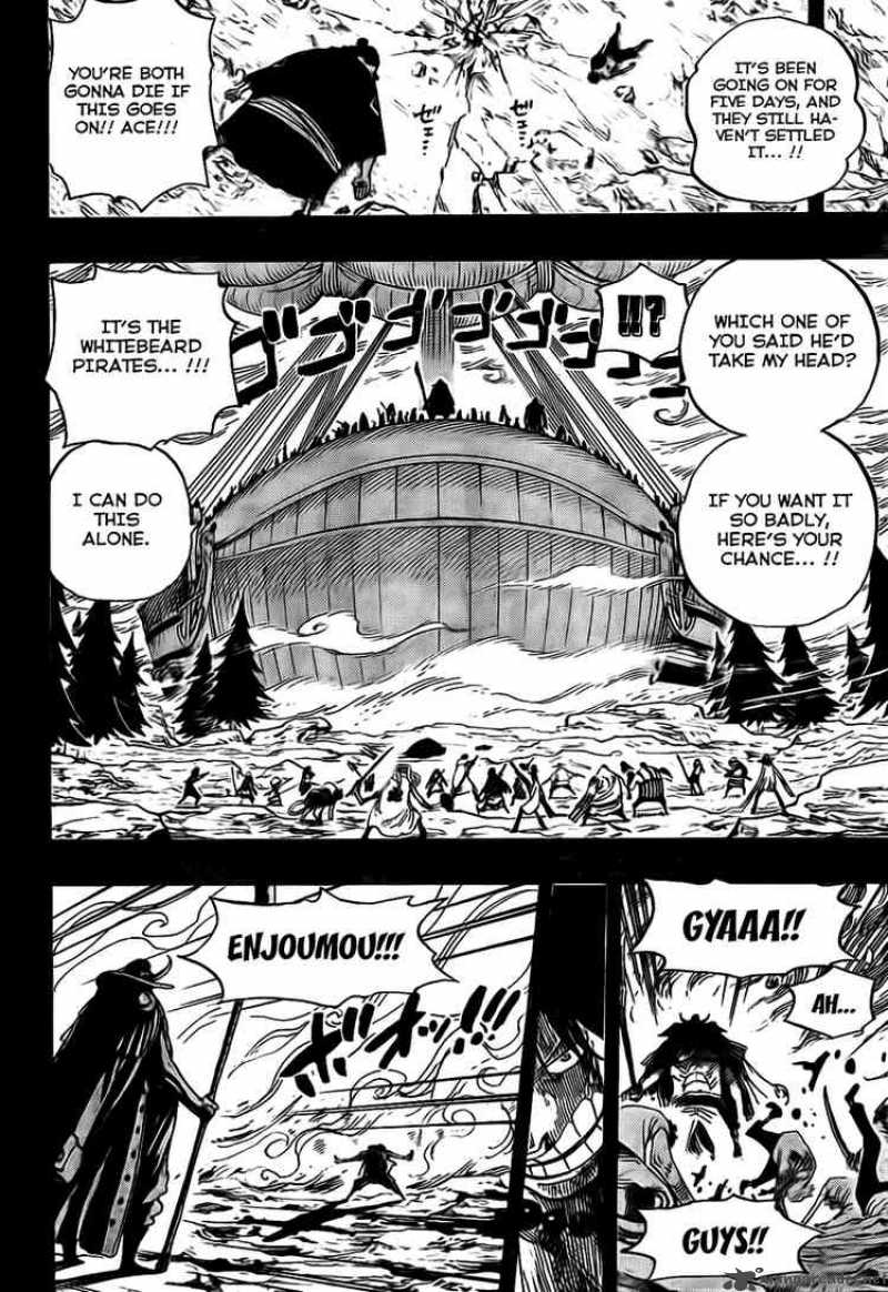One Piece Manga Chapter 552 page 6 - Ace and Whitebeard