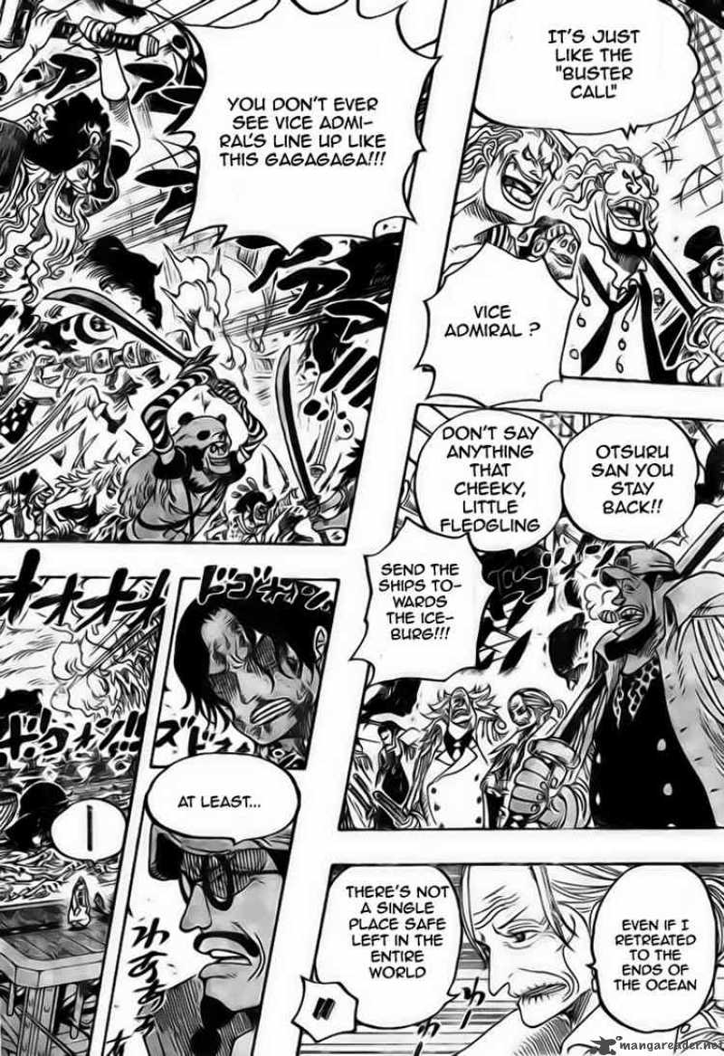 One Piece Manga Chapter 553 page 11 - Summit Battle