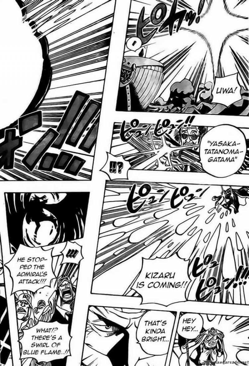 One Piece Manga Chapter 553 page 15 - Summit Battle