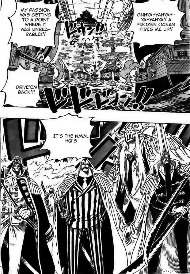 One Piece Manga Chapter 553 page 9 - Summit Battle