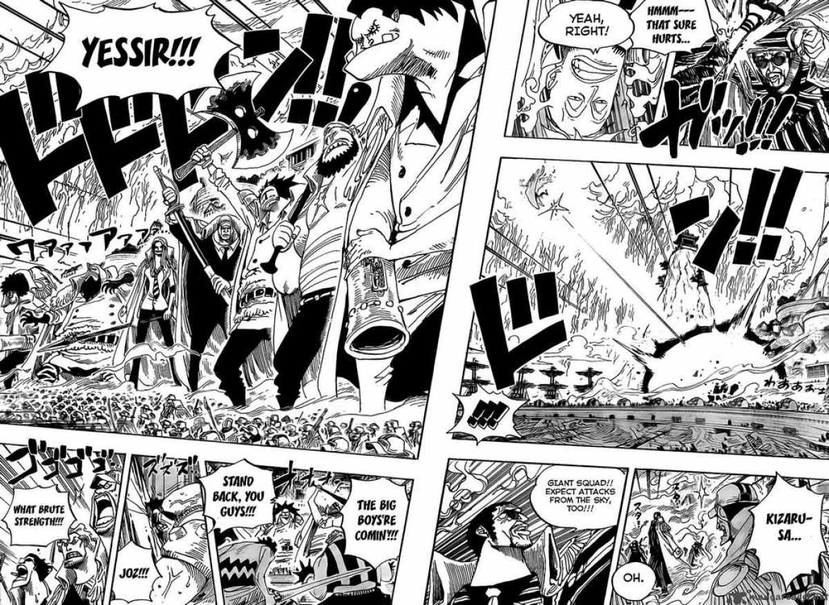 One Piece Manga Chapter 554 page 3 - Admiral Akainu