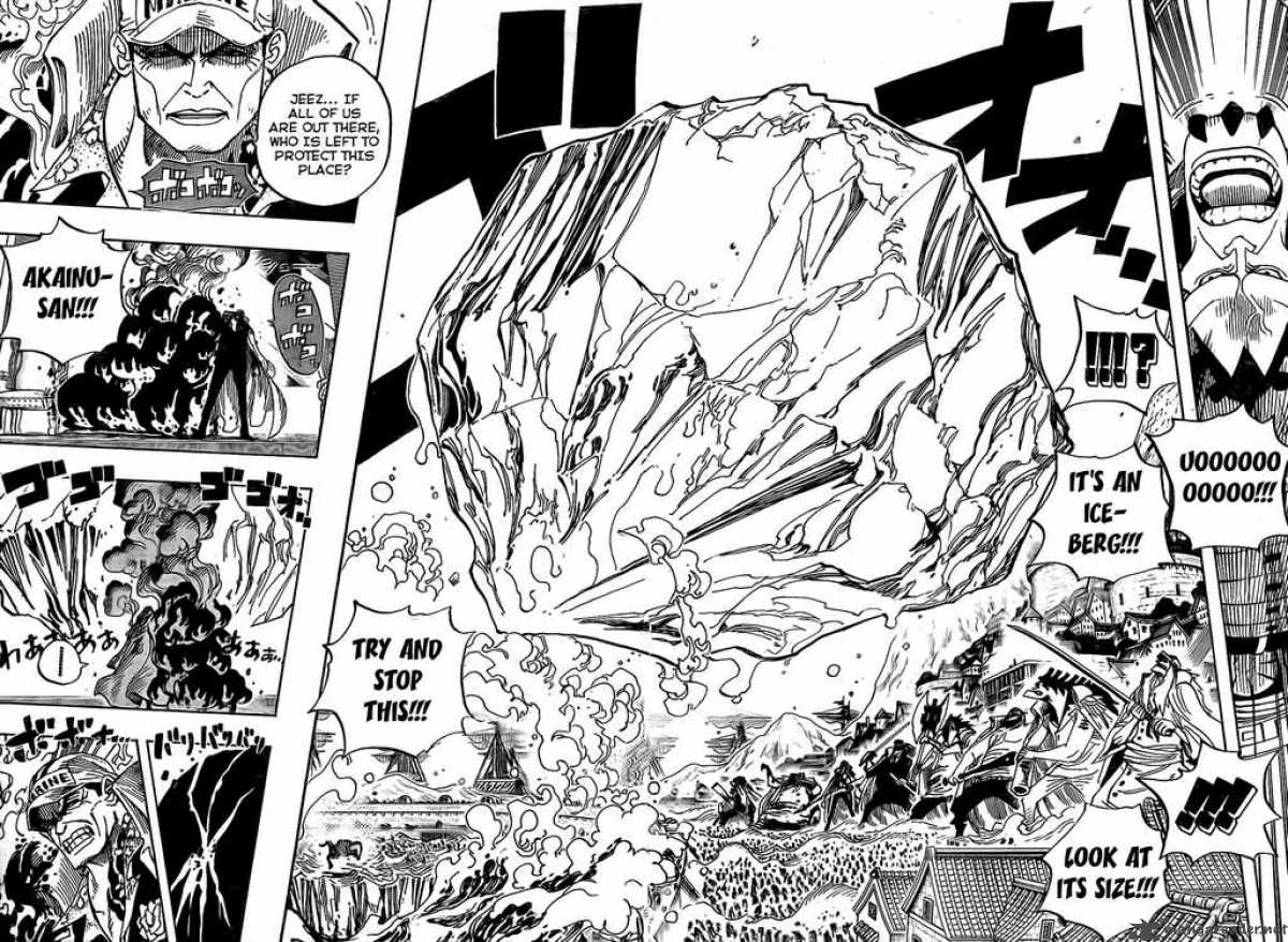 One Piece Manga Chapter 554 page 4 - Admiral Akainu