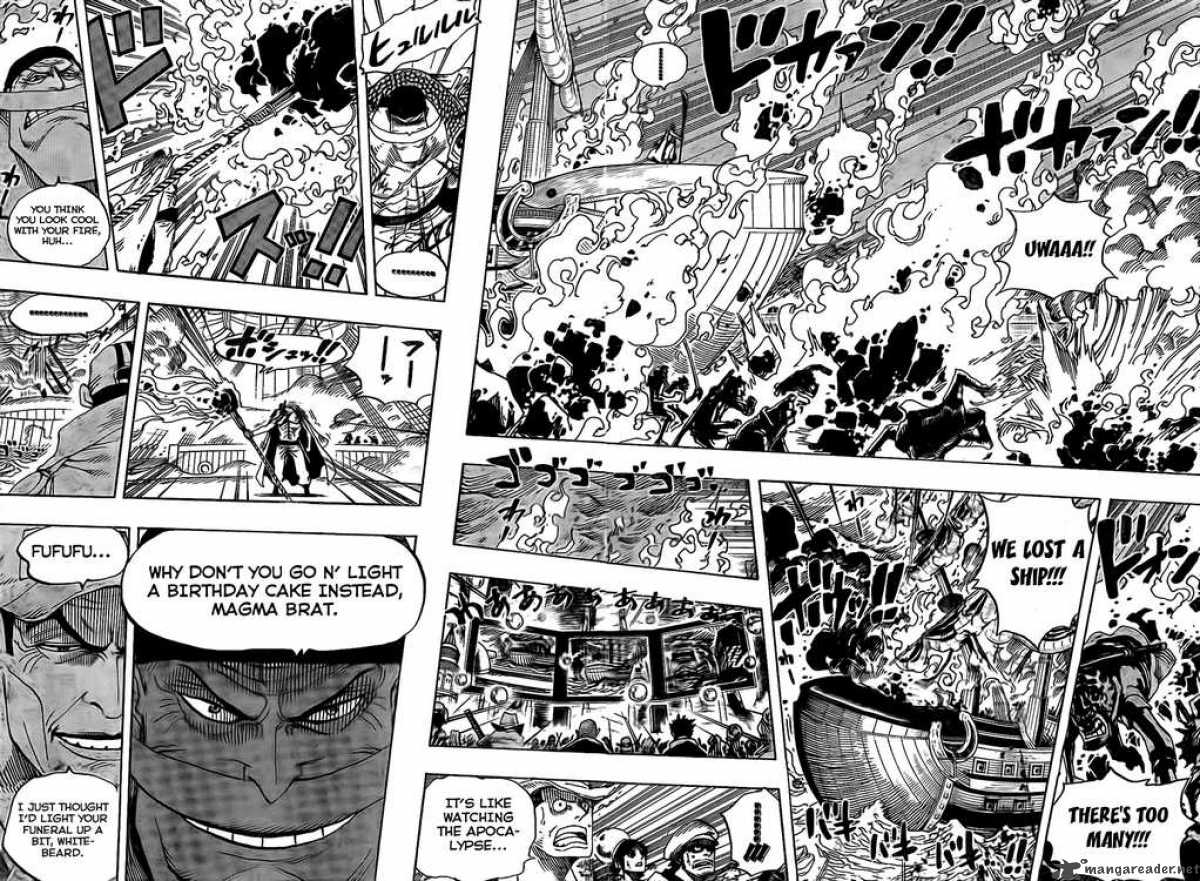 One Piece Manga Chapter 554 page 6 - Admiral Akainu