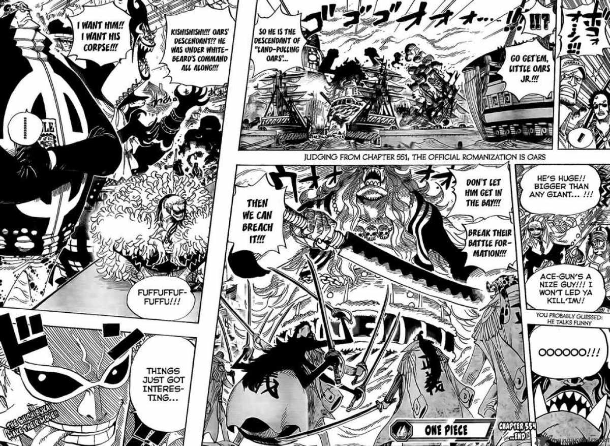 One Piece Manga Chapter 554 page 8 - Admiral Akainu