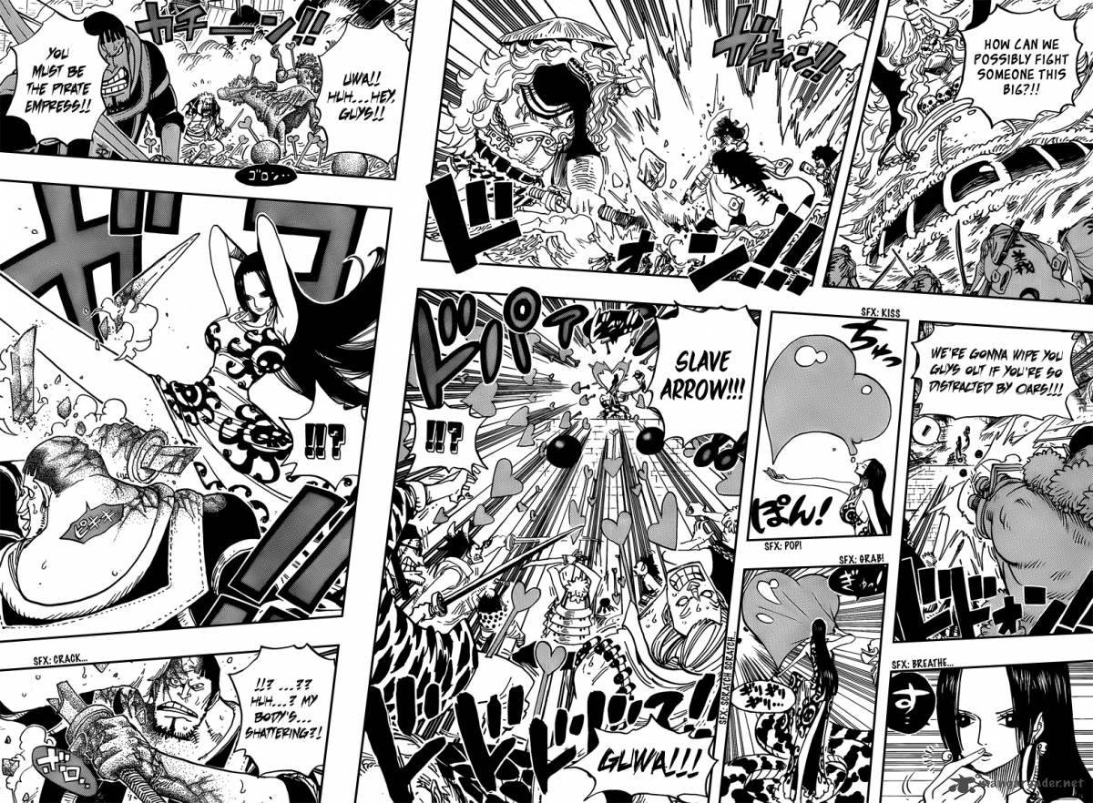 One Piece Manga Chapter 555 page 5 - Oars and the Kasa