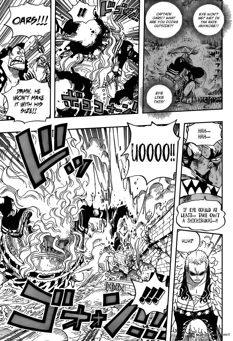 One Piece Manga Chapter 555 page 9 - Oars and the Kasa