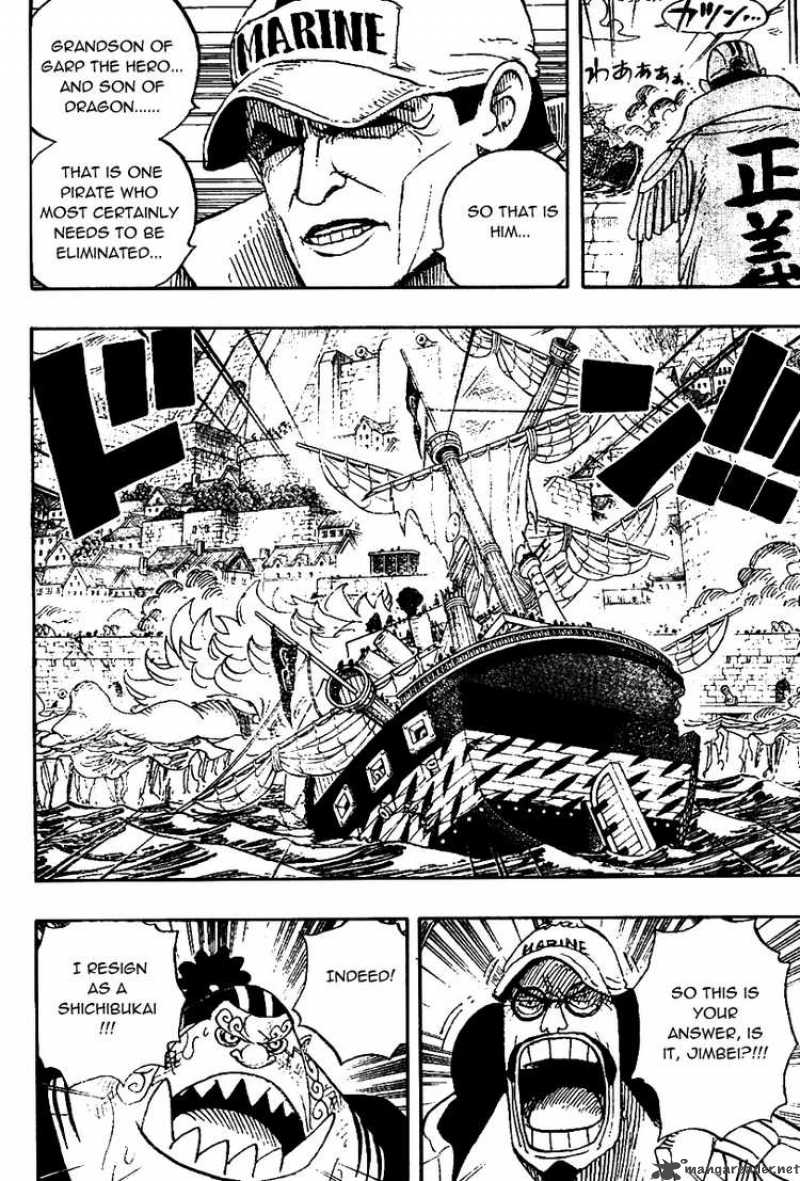 One Piece Manga Chapter 557 page 11 - Luffy and Whitebeard
