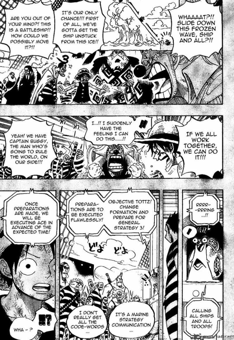 One Piece Manga Chapter 557 page 3 - Luffy and Whitebeard