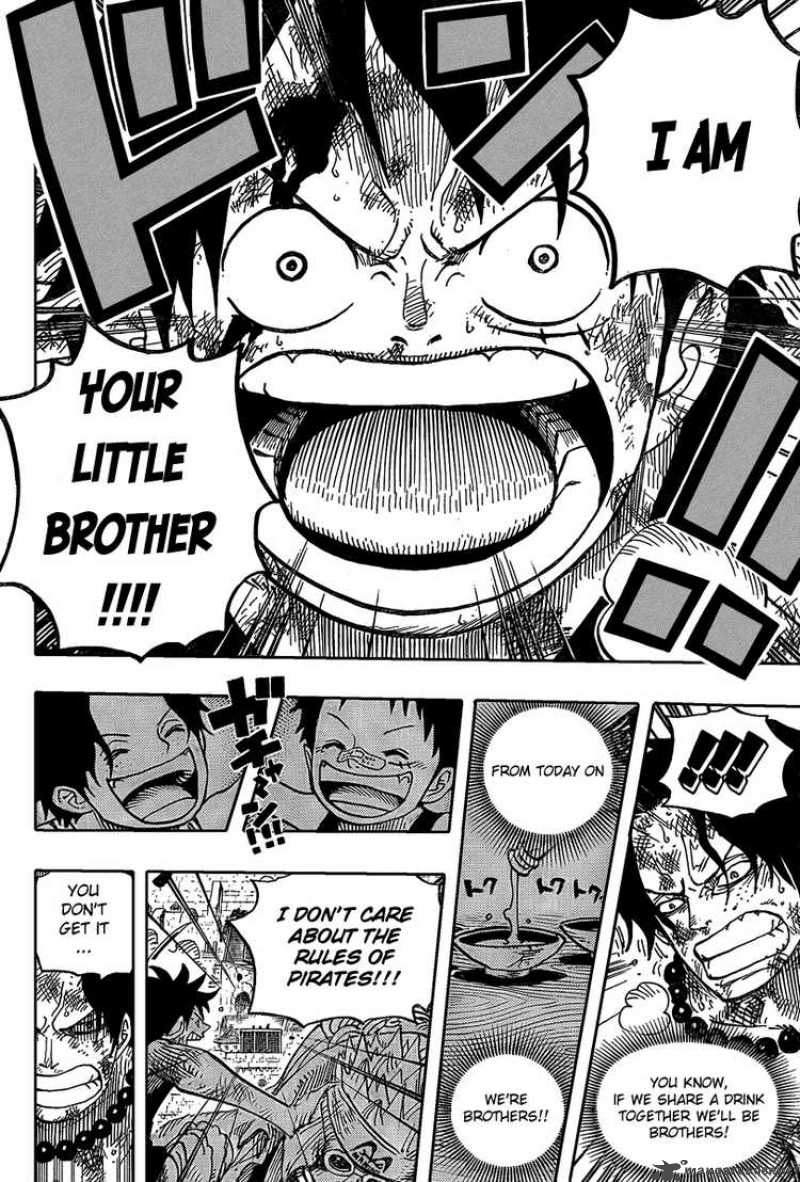 One Piece Manga Chapter 558 page 10 - Little Brother