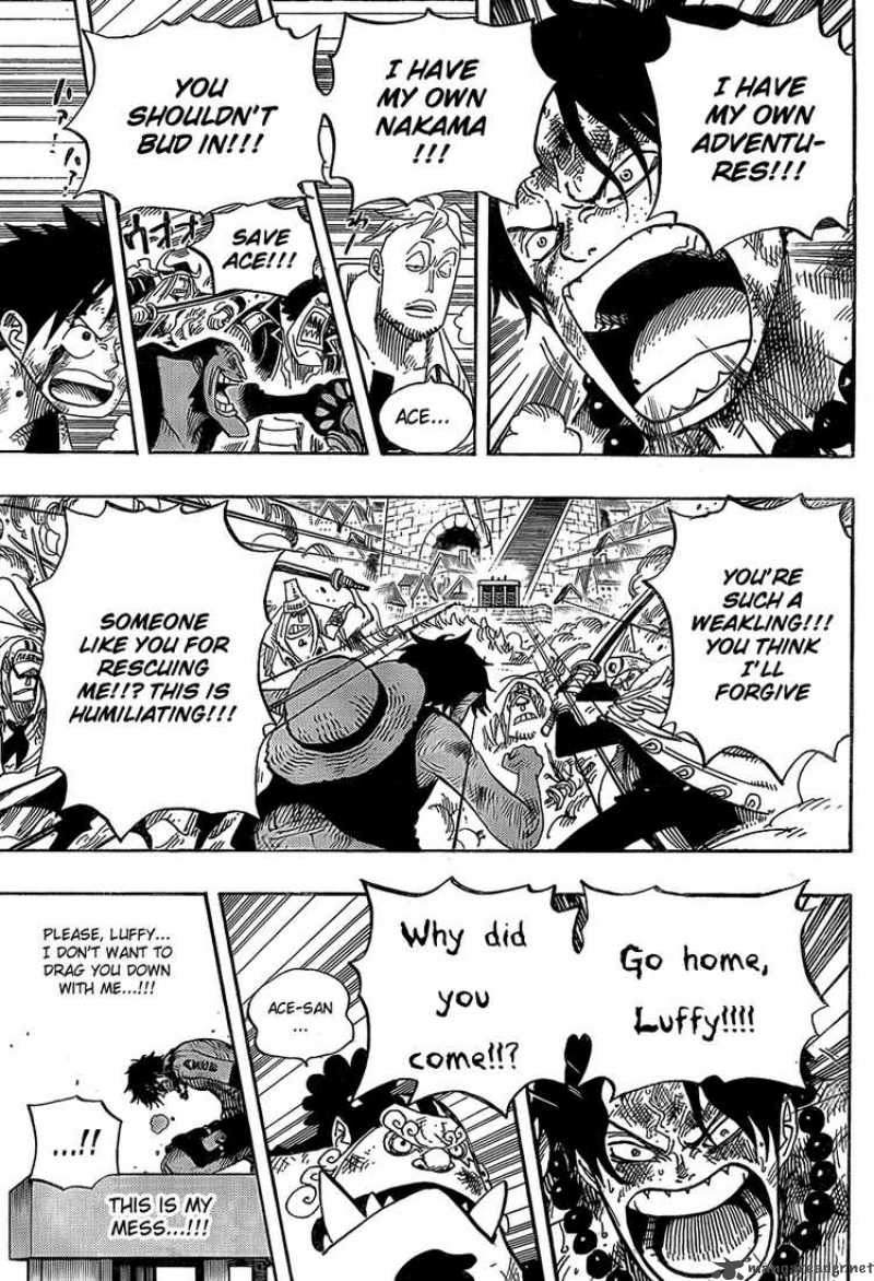 One Piece Manga Chapter 558 page 9 - Little Brother
