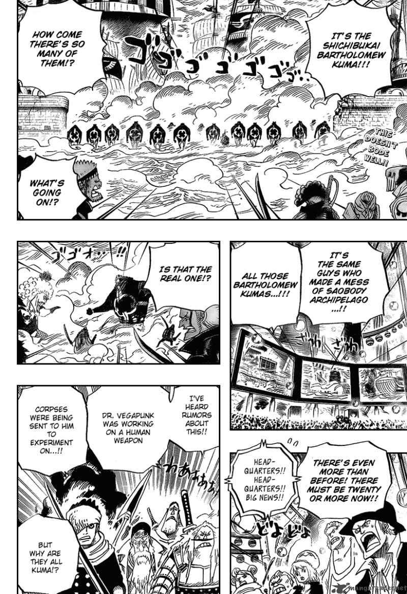 One Piece Manga Chapter 562 page 2 - Pirate Maelstrom Spider Squard