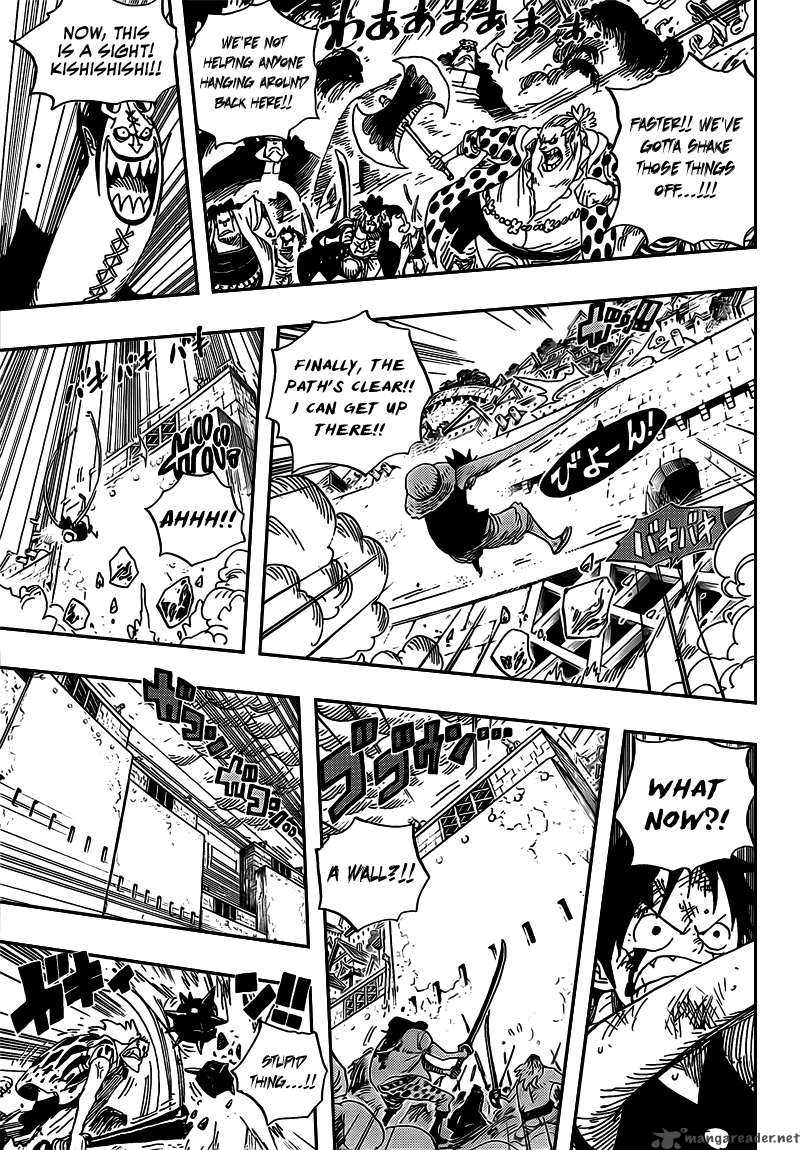 One Piece Manga Chapter 564 page 12 - The Man Who Shook the World